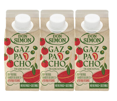 Gazpacho tradicional Don Sim&oacute;n 330ml pack 3