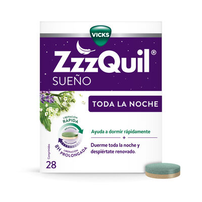 Complemento alimenticio para el sueño Zzzquil 28 comprimidos