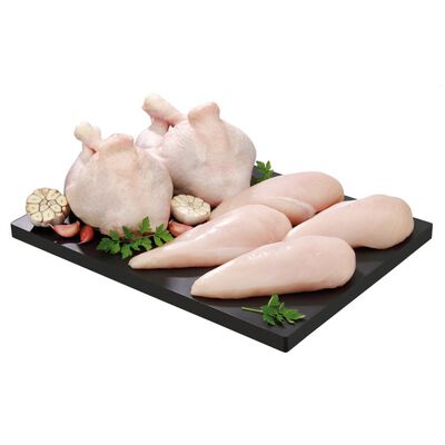 1kg de pechugas + 1kg de traseros de pollo