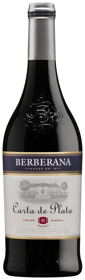 Vino tinto DO Castilla Berberana Carta de Plata tempranillo 750.9 ml