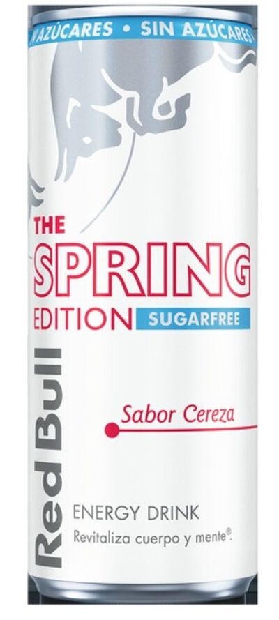 Bebida energ&eacute;tica sin az&uacute;car sabor cereza Red Bull 25cl