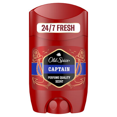Desodorante en stick old spice con fragancia captain 50 ml