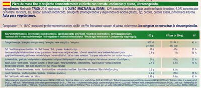 Pizza Ristorante Dr Oetker 390g spinaci