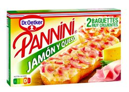 Pannini Dr Oetker 250g jamón y queso