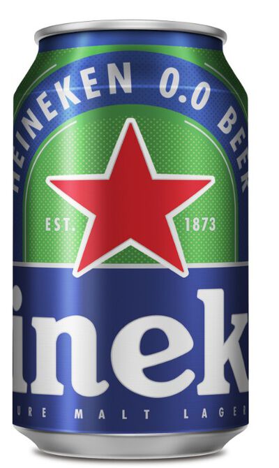 Cerveza sin alcohol Heineken 0,0% lata 33cl 