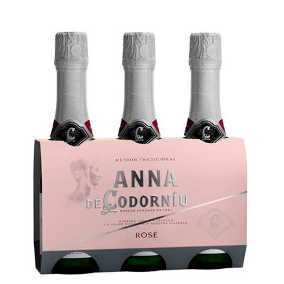 Cava Anna Rosé de Codorniu 20cl pack 3