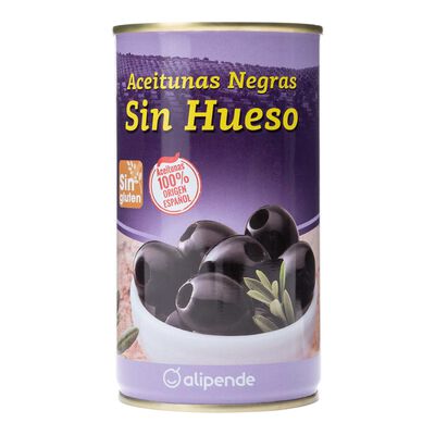 Aceitunas negra sin hueso Alipende 150g