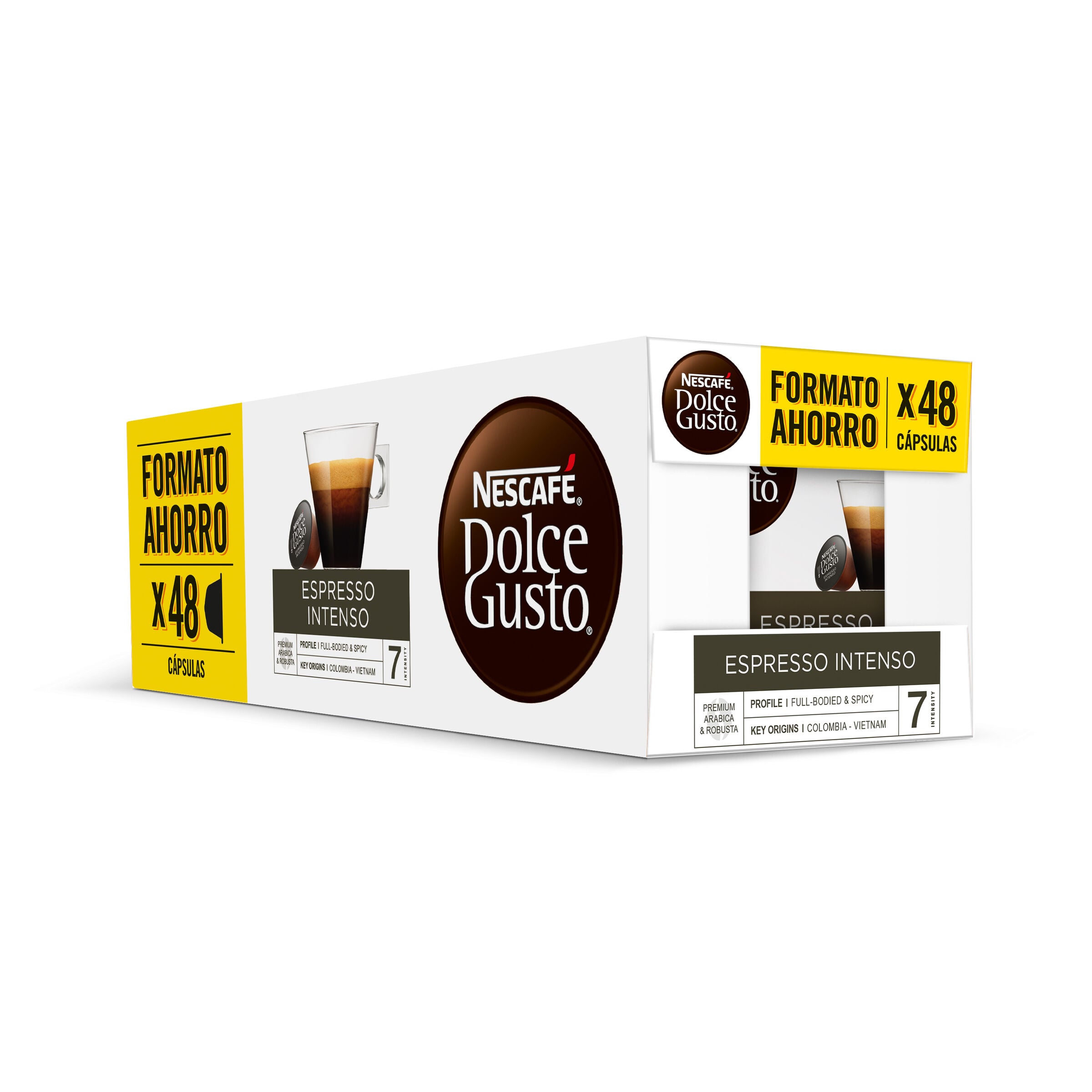Café Nescafé Dolce Gusto 16 Capsulas 3 Unidades Espresso Intenso