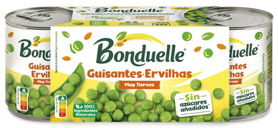 Guisantes Bonduelle pack 3 natural