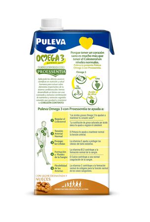 Bebida l&aacute;ctea Puleva omega3 1l nueces