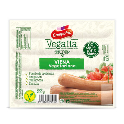 Salchicha viena Vegalia Campofr&iacute;o 200g