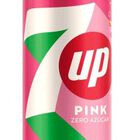 Refresco zero az&uacute;car lima lim&oacute;n y frambuesa Seven Up 33cl Pink