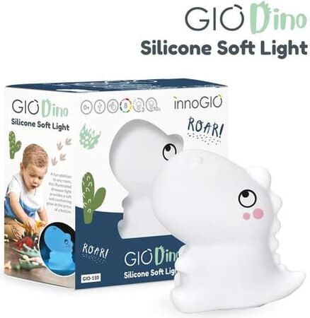 Muñeco silicona con luz Gio Dino
