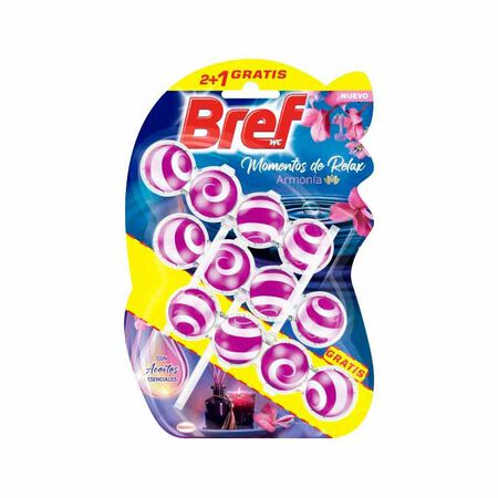 Limpiador Wc Colgador Bref 2+1U Armonia Momento Relax