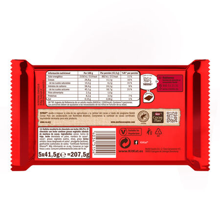 Chocolatina Kit-Kat pack-5