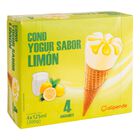 Helado cono Alipende yogurt de limón 4 uds