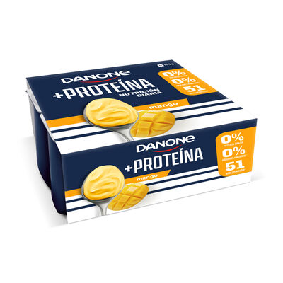 Yogur de proteina Danone Pack 4 Mango