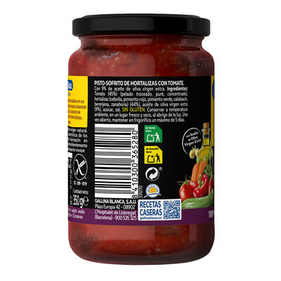 Pisto Casero Gallina Blanca 325G