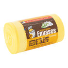 Bolsas de basura Lanta 30 uds 30 litros reciclado de envases color amarillo