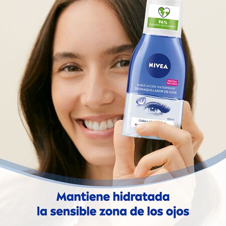 Desmaquillador ojos Nivea 125ml doble acción para el contorno