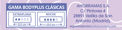 Compresas Bodyplus 20 uds extraplana