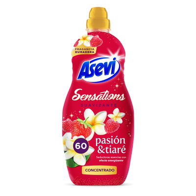 Suavizante Concentrado Asevi 60 Lavados Pasi&oacute;n & Tiar&eacute;