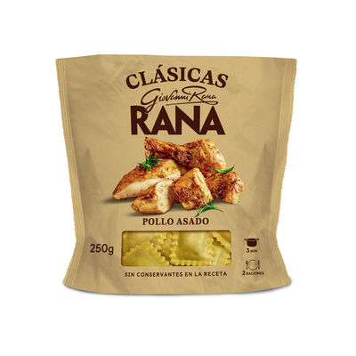 Pasta fresca ravioli Rana 250g relleno de pollo asado