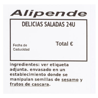Delicias saladas 24 uds