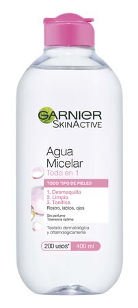 Agua micelar Garnier 400ml desmaquilla limpia y tonifica