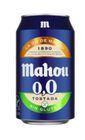 Cerveza 0,0% tostada sin gluten Mahou lata 33cl