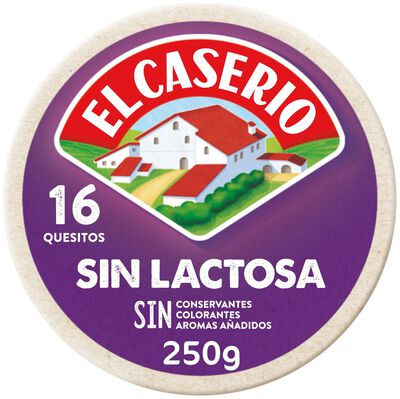 Queso fundido en porciones sin lactosa El Caserio 16 uds