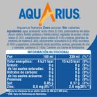 Bebida isotónica zero Aquarius 33cl naranja