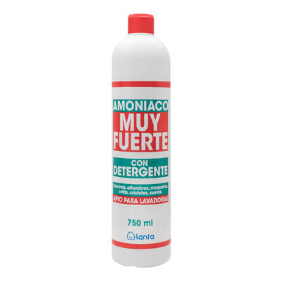Amoniaco muy fuerte Lanta 750ml con detergente
