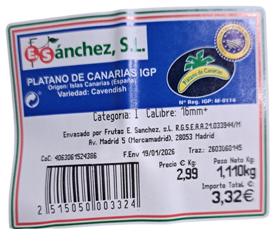 Pl&aacute;tano Canario