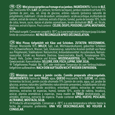 Piccolinis Buitoni 270g queso y jam&oacute;n