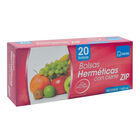 Bolsas herméticas Lanta 20 uds con cierre zip medianas