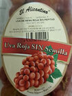 Uva roja sin semillas bandeja 500g