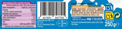 Queso fundido en porciones Alipende 16 uds