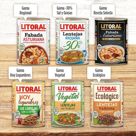 Cocido madrileño Litoral 425g con embutido selecto