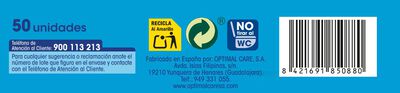Toallitas limpia baños Lanta 50 unidades