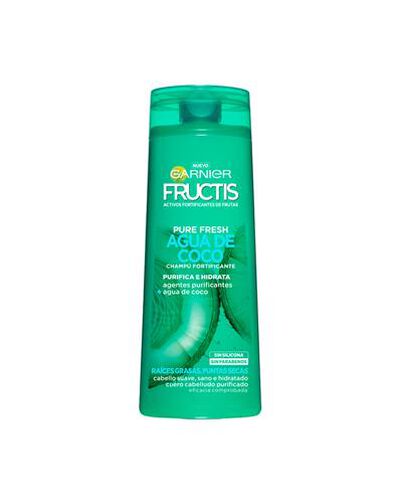 Champú fortificante Fructis 380ml raíces grasas y puntas secas