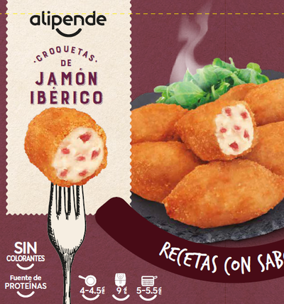 Croquetas Alipende 400g jamón ibérico