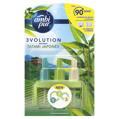 Ambientador el&eacute;ctrico Ambipur 3volution recambio japan
