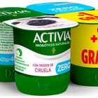 Bífidus probiótico Activia 0% pack 4 ciruelas