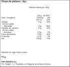 Snacks platanitos chips ajo Samai 75g