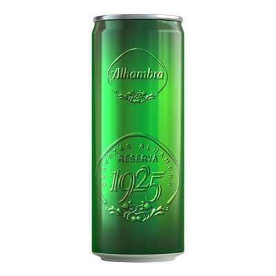 Cerveza reserva Alhambra 1925 lata 33cl