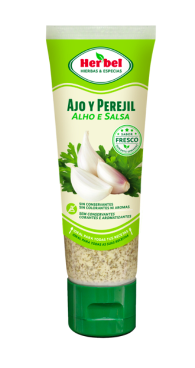 Pasta ajo y perejil con sabor intenso Herbel 80g