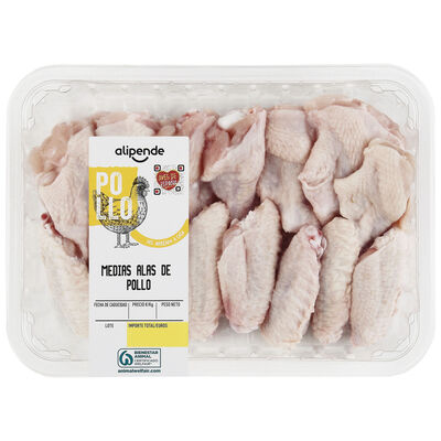 Medias alas de pollo Alipende 650g aproximadamente