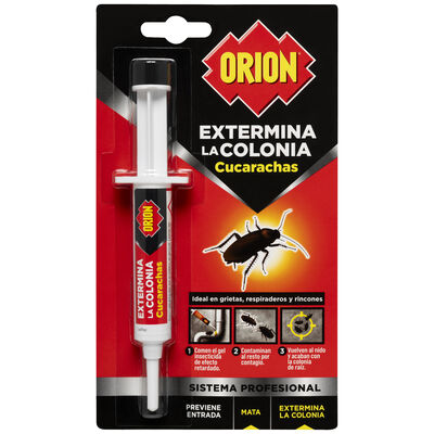 Insecticida jeringa Orion cucaracha elimina la colonia en 3 d&iacute;as