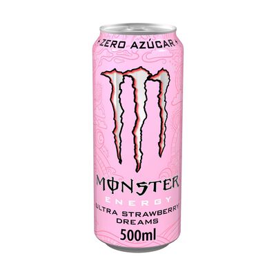 Bebida energética Monster Energy Ultra Strawberry Dreams 500ml Lata